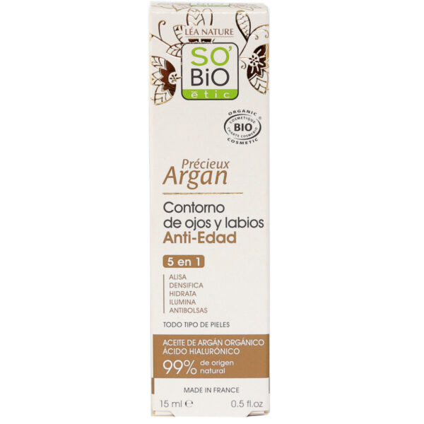 SO BIO ETIC ARGAN CONTORNO DE OJOS Y LABIOS 15ML