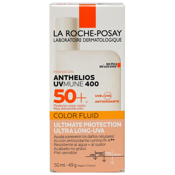 LA ROCHE-POSAY ANTHELIOS UV MUNE 400 FLUIDO CON COLOR x50ML