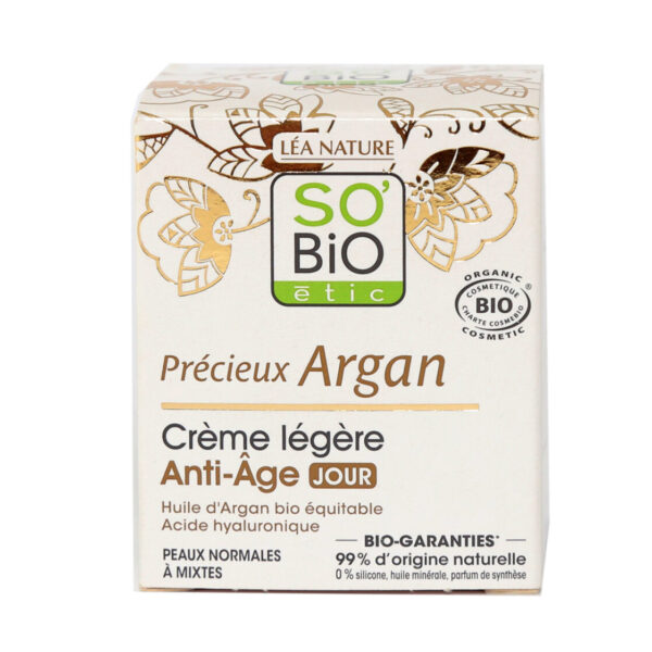 SO BIO ETIC ARGAN CREMA LIGERA DIA ANTI AGE