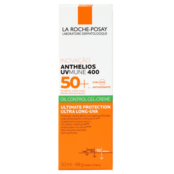 LA ROCHE-POSAY ANTHELIOS CLEAN TOUCH GEL CREMA TOQUE SECO SPF50+ x50ML