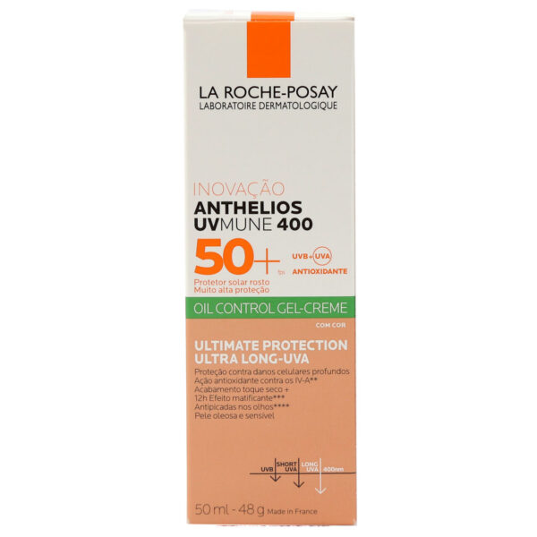 LA ROCHE POSAY ANTHELIOS GEL CREMA TOQUE SECO CON COLOR