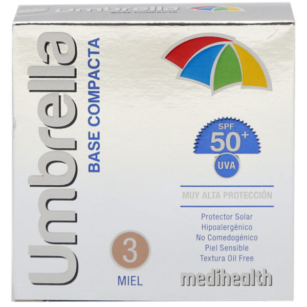 UMBRELLA BASE COMPACTA TONO 3 SPF50+