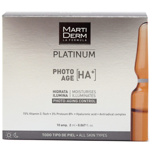 MARTIDERM AMPOLLAS PHOTO AGE HA+ x10 AMPOLLAS