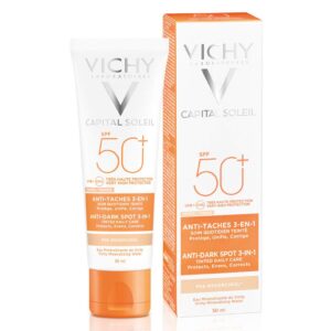 VICHY CAPITAL SOLEIL ANTIMANCHAS CON COLOR 3 EN 1 FPS 50+