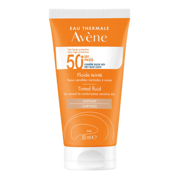 AVÈNE SOLAR FLUIDO  CON COLOR SPF50+