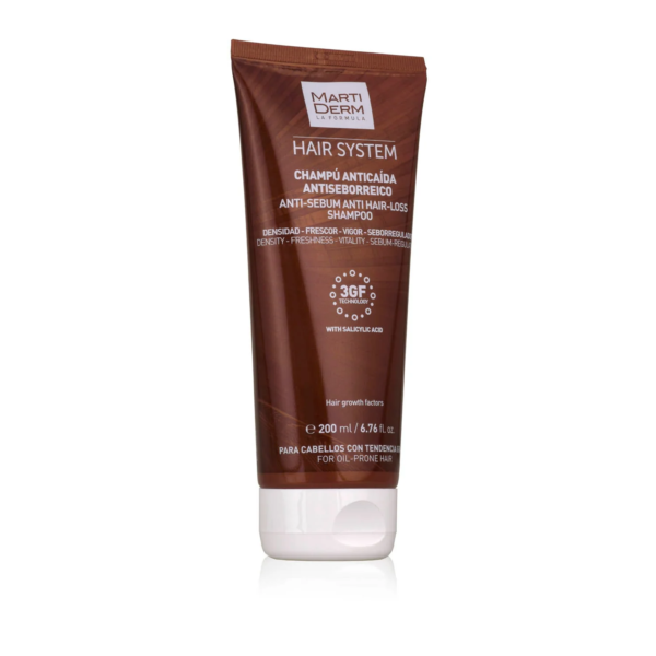 MARTIDERM HAIR SYSTEM CHAMPÚ ANTICAÍDA ANTISEBORREICO 200ML