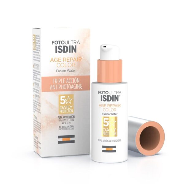 ISDIN AGE REPAIR FUSION WATER CON COLOR SPF 50 x50ML
