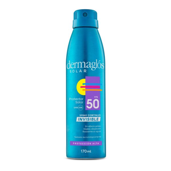 DERMAGLÓS SOLAR INVISIBLE EN SPRAY CONTINUO SPF50 x170ML