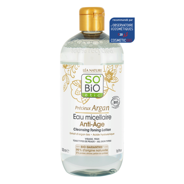SO BIO ETIC AGUA MICELAR ARGAN x500ML